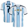 Camisola do Argentina De Paul 7 Equipamento Principal Mundial 2026 Camisola do Argentina De Paul 7 Equipamento Principal Mundial 2026